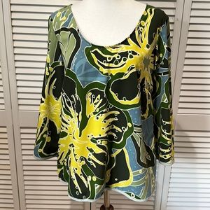 Manuhealii Multi Color Blouse- XS